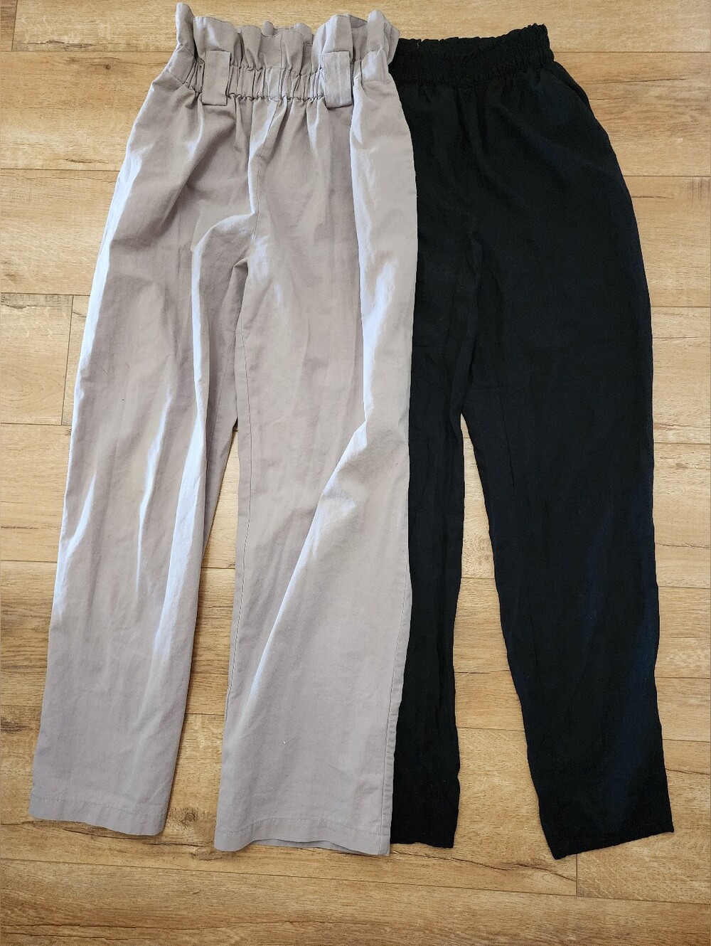 LOT of 2 High Waist Summer Pants H&M Cartonnier Womens Size XS 0 Lightweight